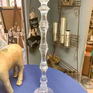 Baluster Skinny Glass Candle Holder