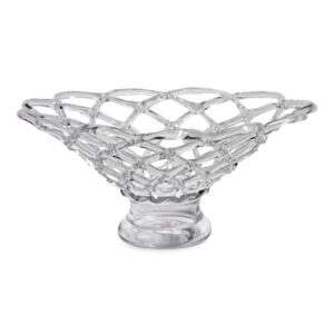 Crystal Lattice Round Open Bowl - 24" Wide