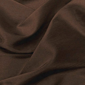 120" Round Brown Taffeta Tablecloth