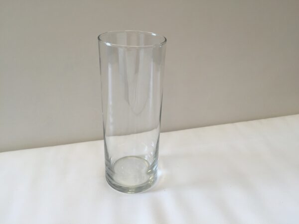 Glass Cylinder Vase - 9"H x 3.5"W