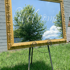 Gold Art Deco Mirror 32" x 40"
