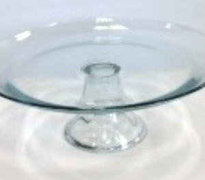 Glass Cake Plate - 12"