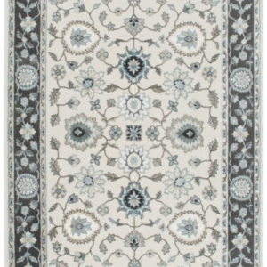 Cambridge Rug, Cream & Grey (5.3'x7.3')