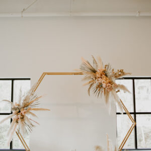 Gold Hexagon Arch (Heavy Duty)