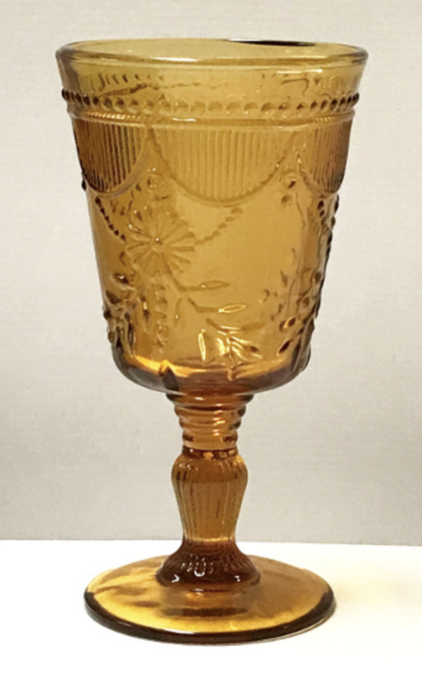 Debutante Amber Water Goblet- 20/rack