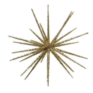 Gold Starburst Ornament