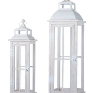 Distressed Lantern: 32.75"