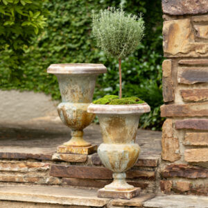 Aged Mantel Urn