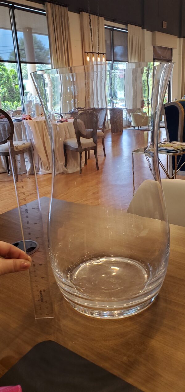 Large Tulip Glass Vase - 15" Tall