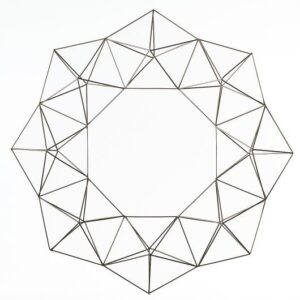 Geo Wire Wreath