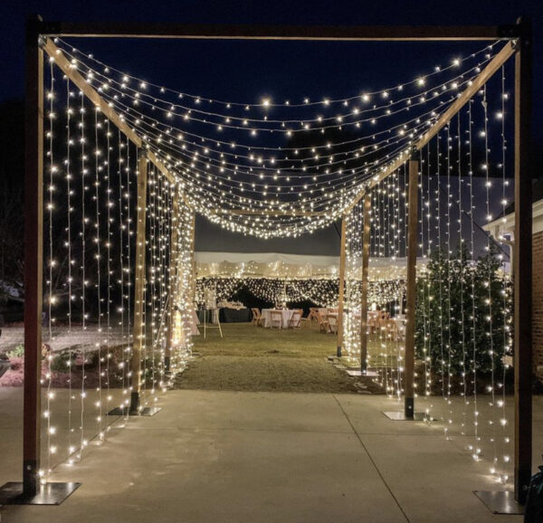 Cedar Structure Light Tunnel