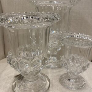 Vintage Champagne Glass Bucket/Vase- 10" tall
