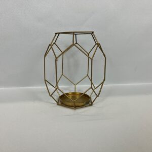 Geometric Candle Holder Gold Votive