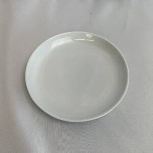 6" White Round Plate- 10/pack
