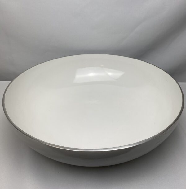 White Coated Round Bowl - 16"