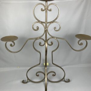 Gold 3 Arm Candelabra