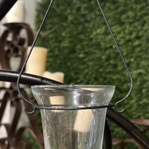 Hanging Glass Bell Votive - Large