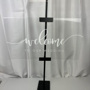 Acrylic Welcome Sign