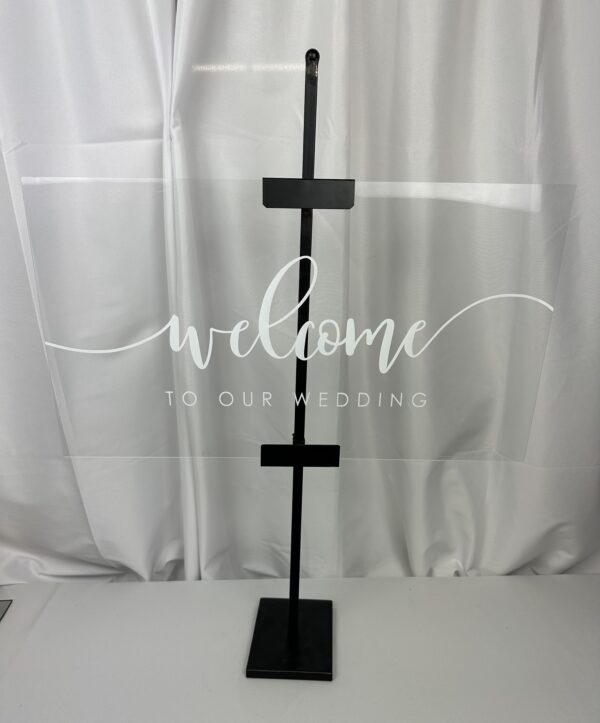 Acrylic Welcome Sign
