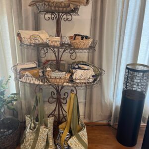 3 Tier Iron Flower Basket