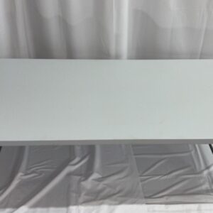 Kid's White Plastic Folding Table