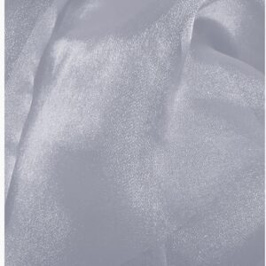 Silver, Organza 90" x 90" Overlay