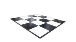 18x18 Black and White Dance Floor