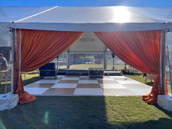 Tent Leg Curtain Drape
