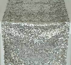 Silver Sequin Runner