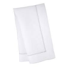 White Hemstitch 20"x 20" Napkin