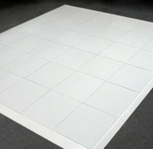 All White Dance Floor 15 x 18