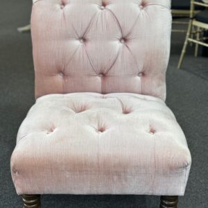 Antique - Accent Chair- Blush Majestic Velvet - 36” x 24"