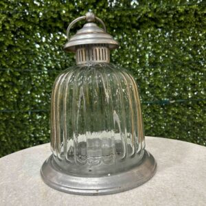 Silver Tapered Candle Lantern