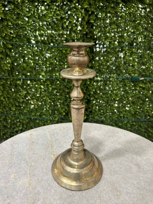 Vintage French Silver Candlestick