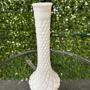 Vintage White Flower Budvase