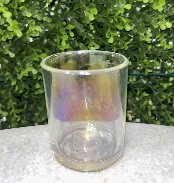 Iridescent Candle Holder Votive - 3" H x 2.5" W