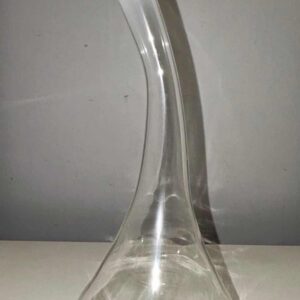White Curved Flower Budvase