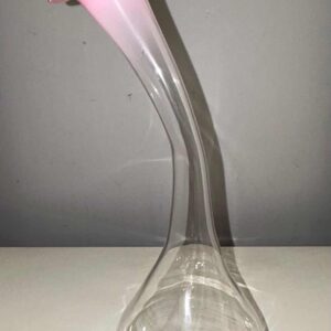 Pink Curved Flower Budvase