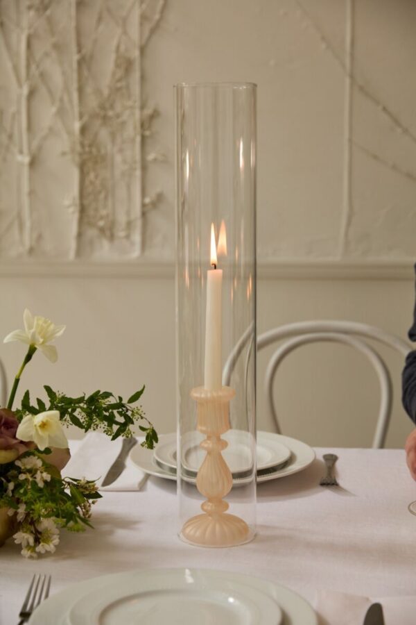 Glass Chimney Tube Cover 22" x 4"