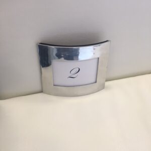 Pewter Table Number Frames - Large