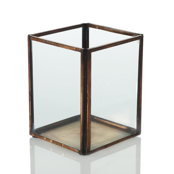 Copper Display Box Votive - 3.25" x 3.75"