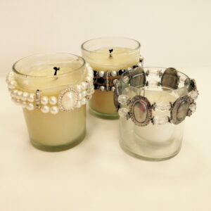 Beaded Edge Candle Holders