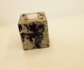Cube Stone Tealight Holder