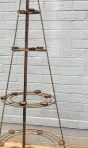 Iron Suspended Candle Tree - 6' Tall
