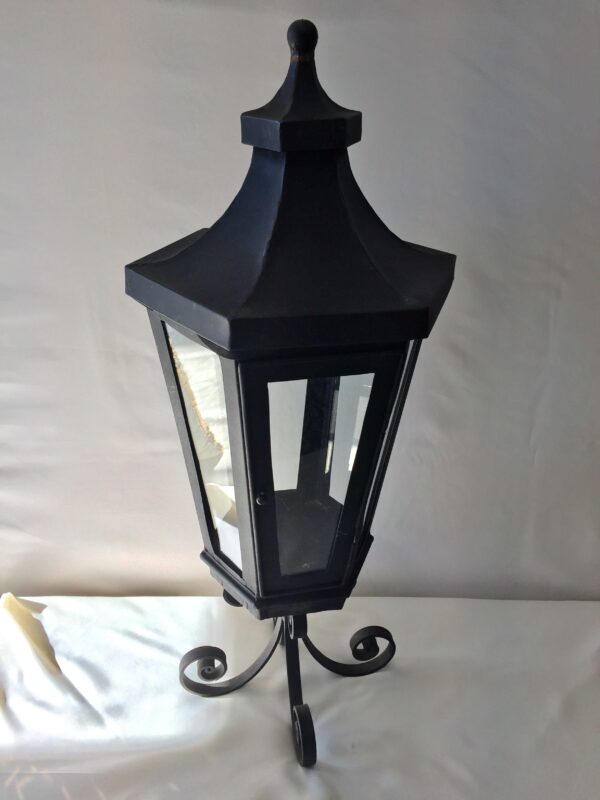Large Black Lantern - 40" H x 16" W