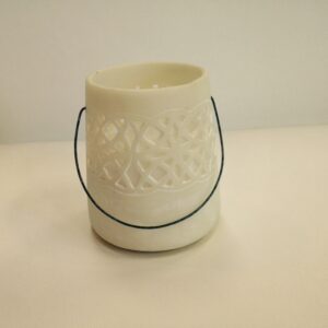 White Mediterranean Tealight Holder