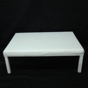 White Large Ottoman