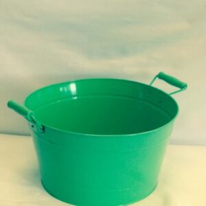 Green Metal Beverage Tub