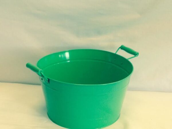 Green Metal Beverage Tub