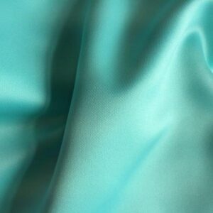 Turquoise, Satin, Long Pillow Cover
